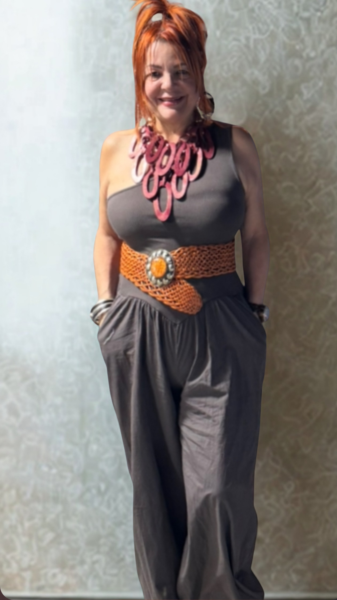 Italy One Shoulder jumpsuit