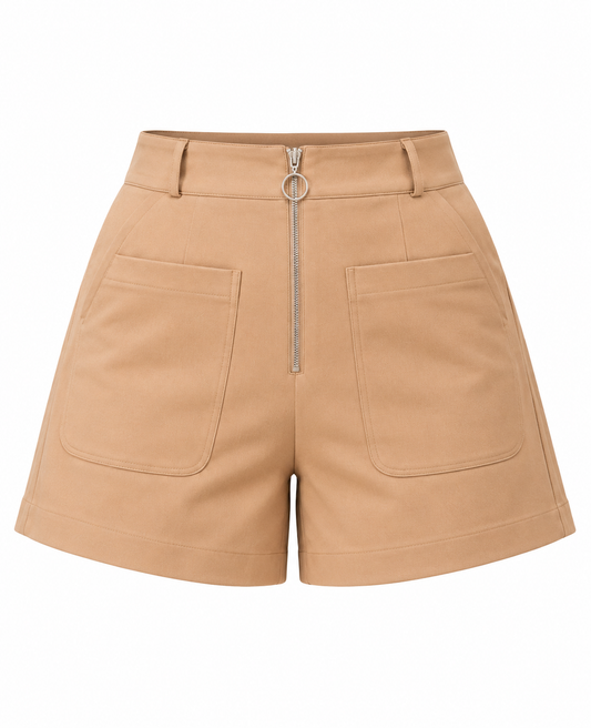 Short Camel Urban Chic