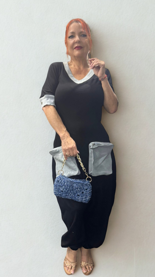 Cotton Denim Chic Jumpsuit