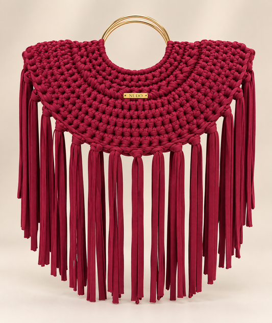 NÚDO Bordeaux Fringe Luxe