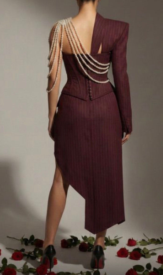 Pearl One Shoulder Set