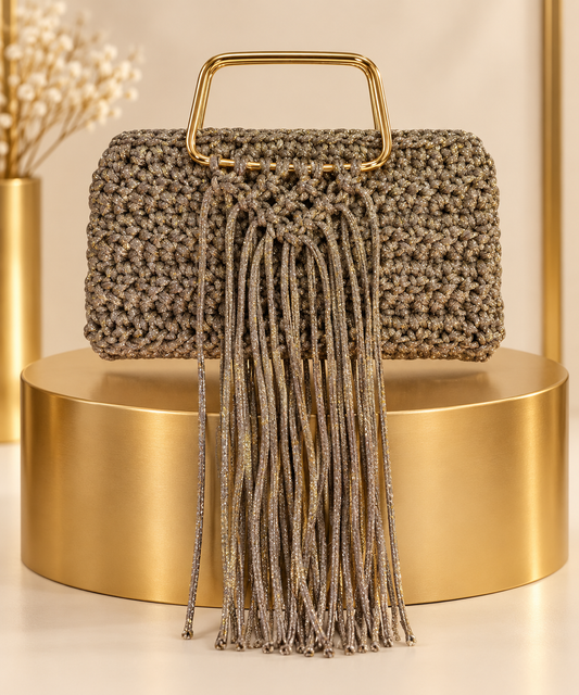 Cartera NÚDO dorada