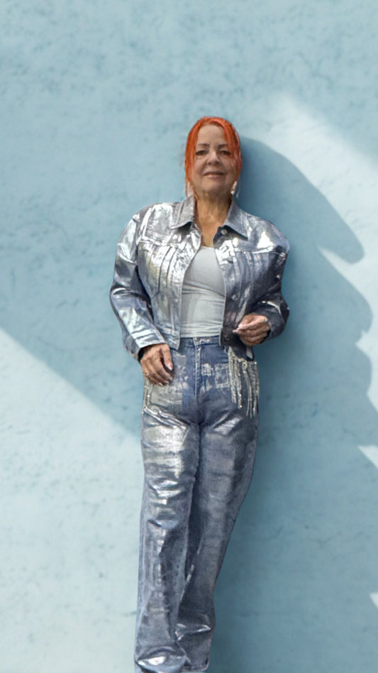 Iridescent Foil Jacket