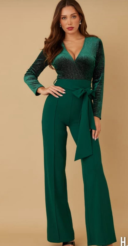 Velvet glitter Jumpsuit