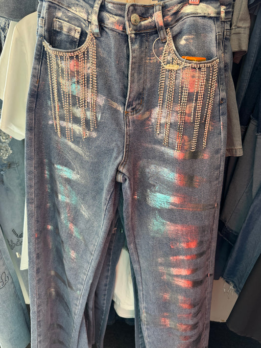 Rhinestone Jean